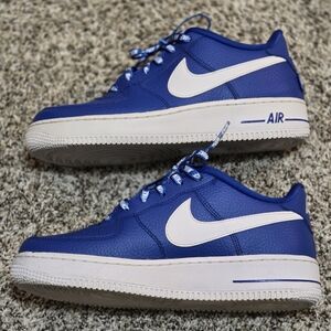 Nike Kids Blue and White Sneakers